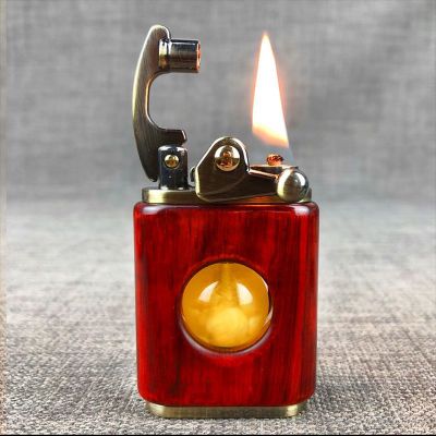 2026 Retro Wooden Beads Rosewood Lighter