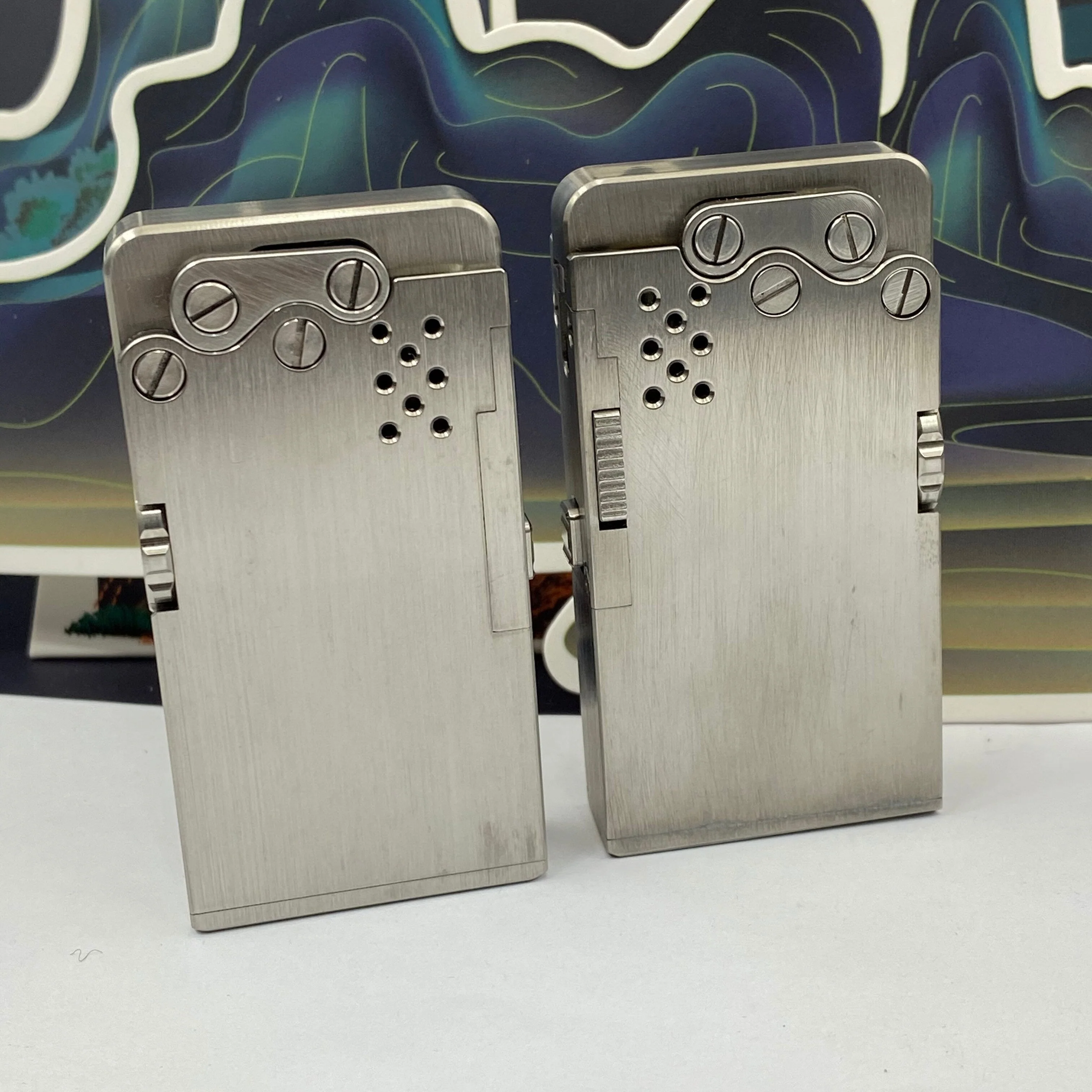 2026 Handmade Mechanical Titanium Automatic Lighter