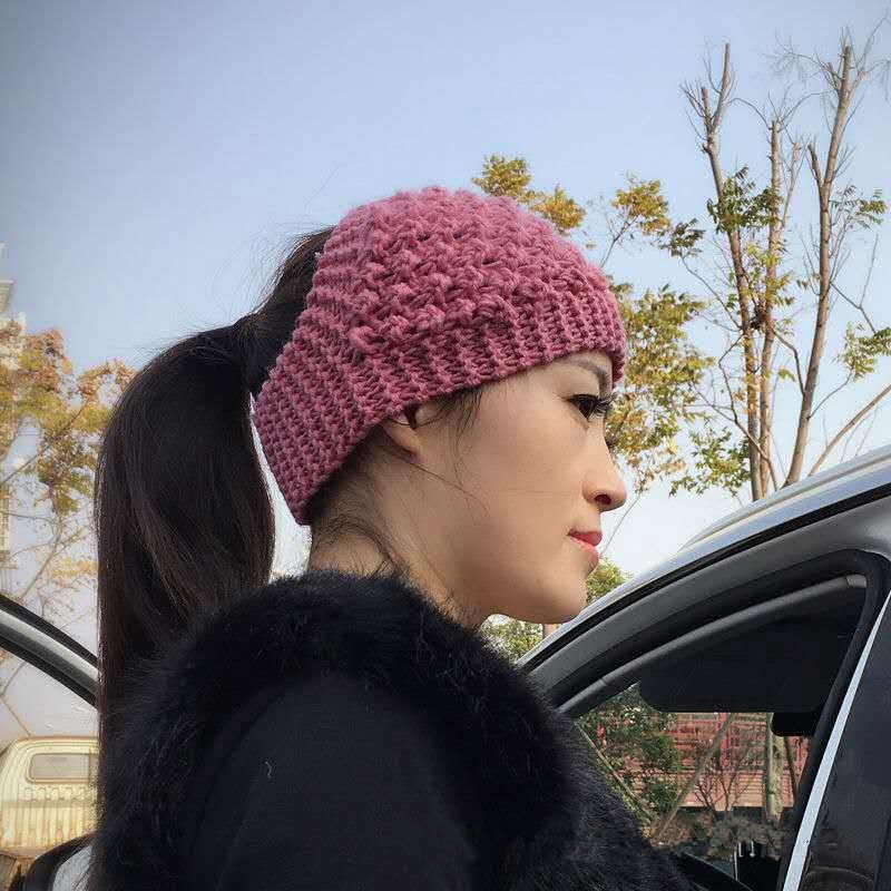 2026 Cozy Crown Elastic Knitted Headband