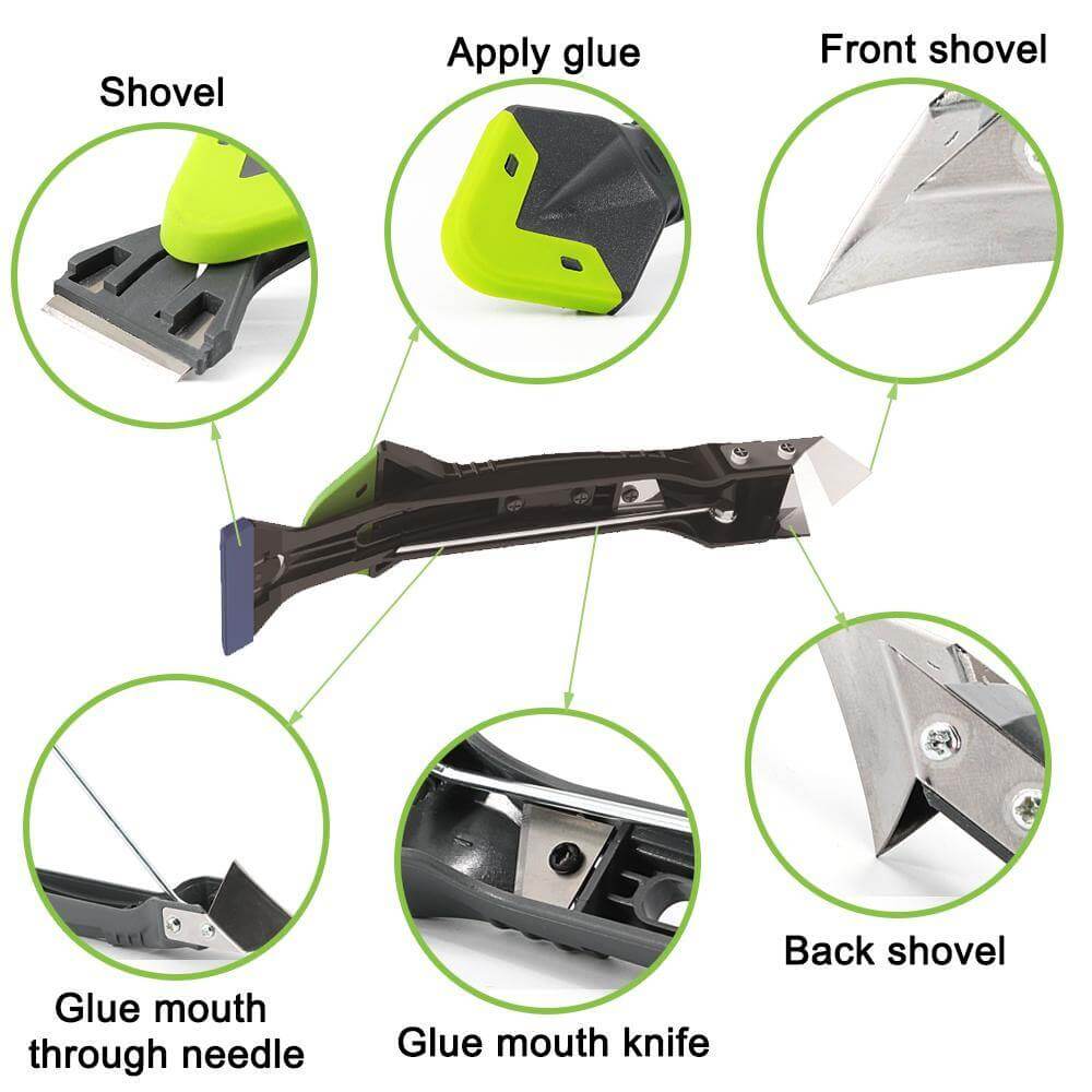 2026 5in1 Silicone Remover Scraper Repair Tool