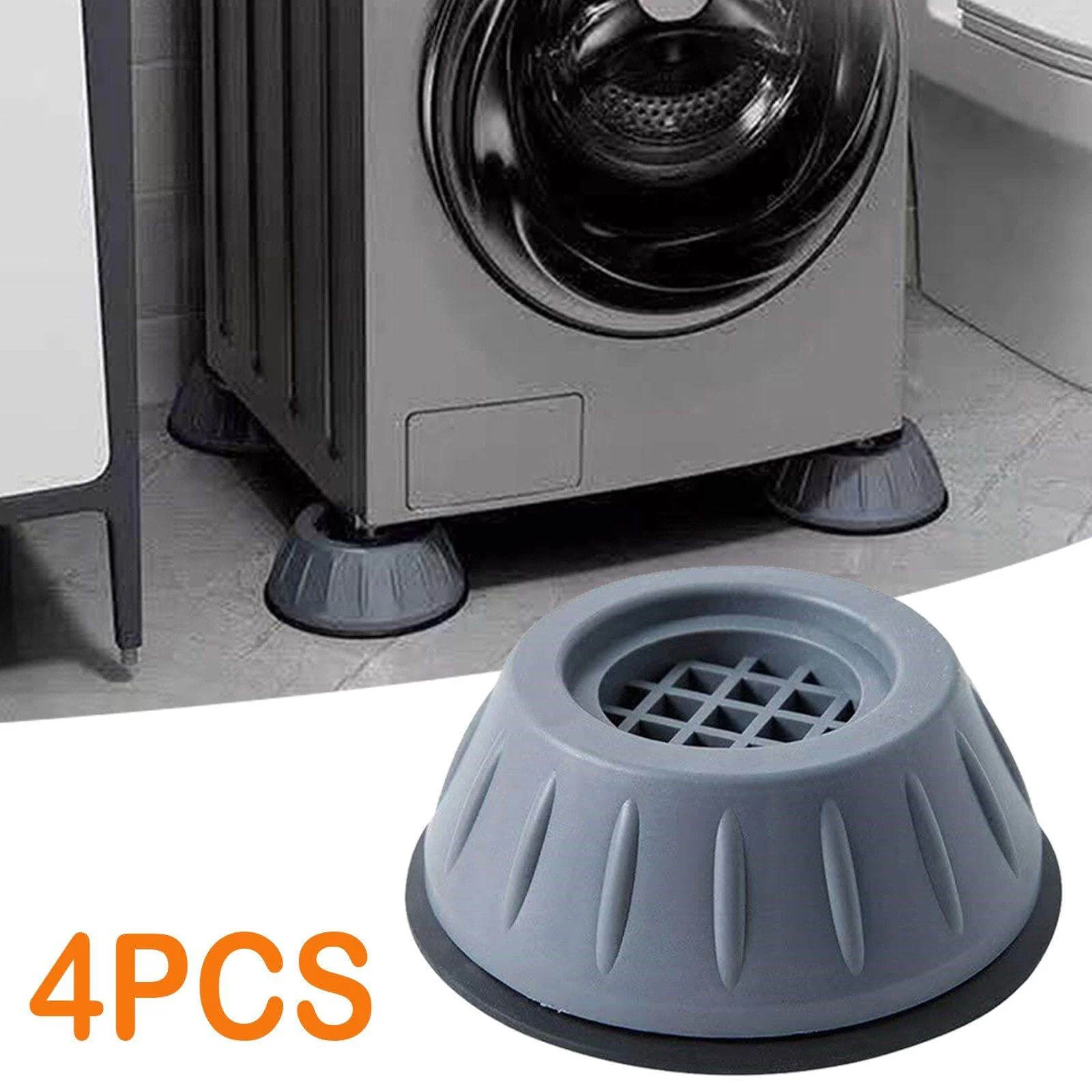 2026 4pcs Non-slip Washing Machine Base Shock Absorber Mat