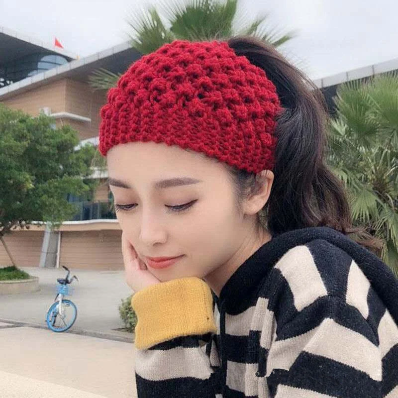 2026 Cozy Crown Elastic Knitted Headband
