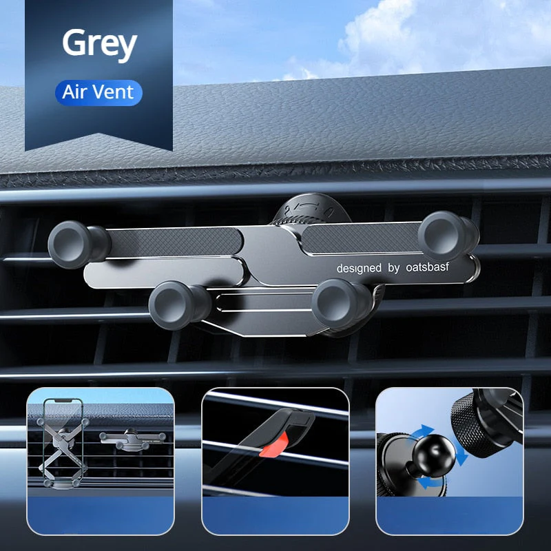 2026 Invisible Rotatable Air Vent Mount Car Phone Holder