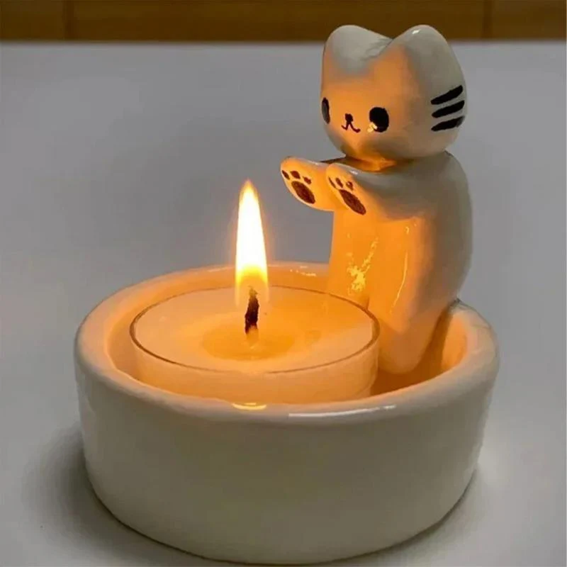 2026 Warm Cat Candle Holder