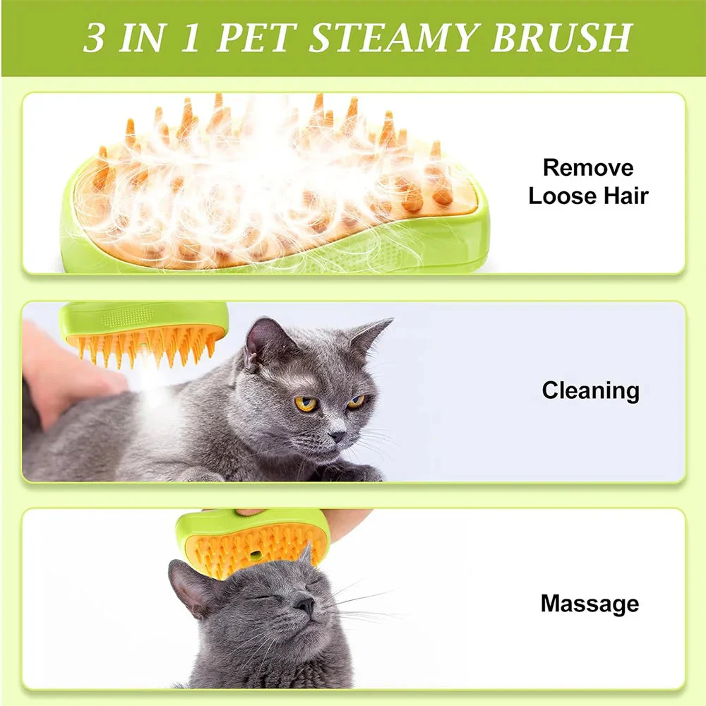 2026 Refreshing Mist Pet Grooming Comb