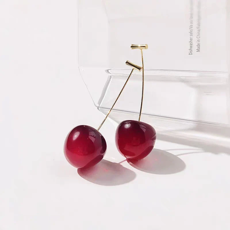 2026 Cherry Fruit European Style Earrings