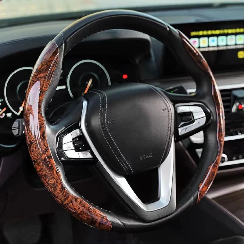 2026 Non-Slip Wood Grain Car Wheel Cover