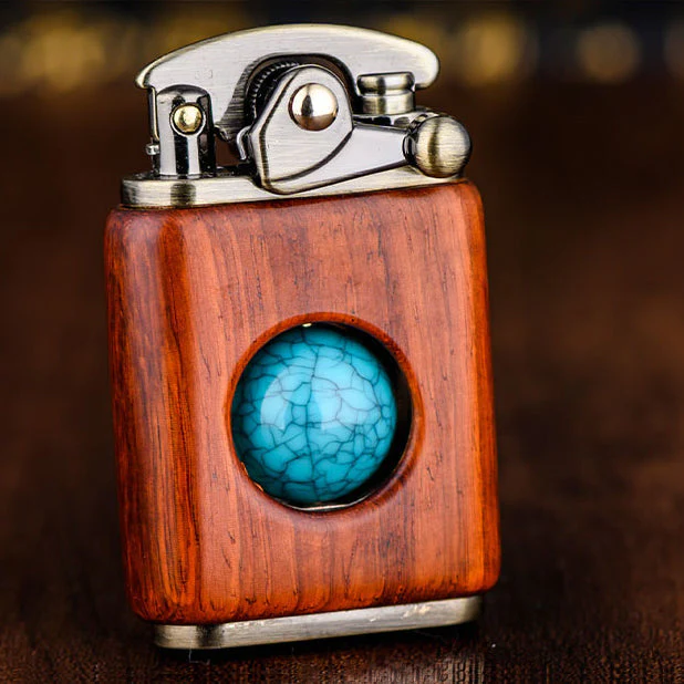 2026 Retro Wooden Beads Rosewood Lighter