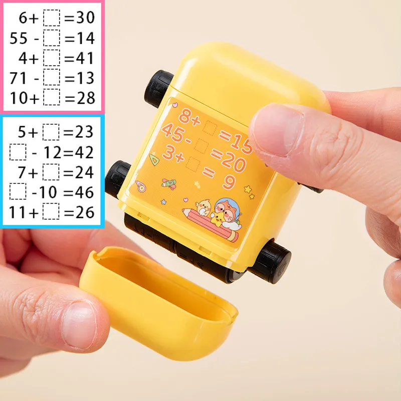 2026 Quick Quiz Math Question Maker Roller Stamp