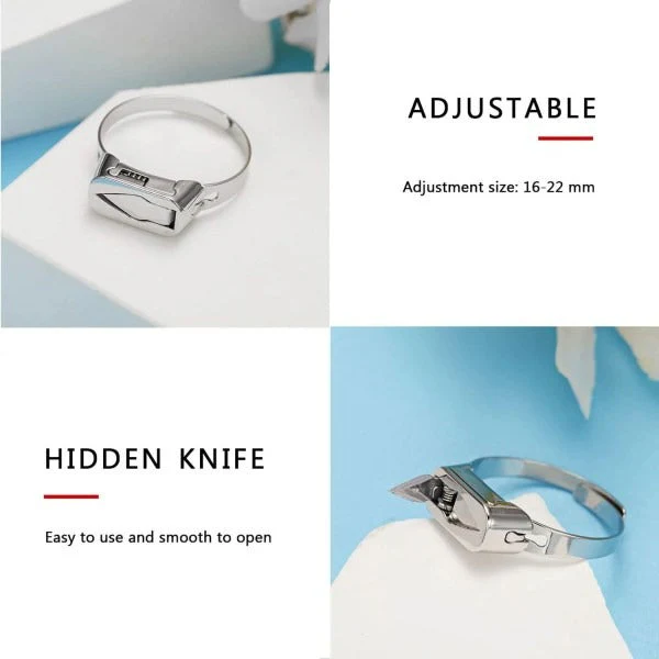 2026 Stainless Steel Survival Self Defense Ring