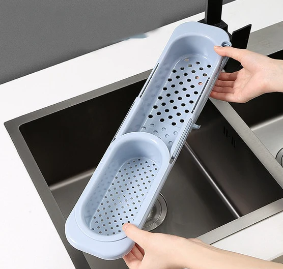 2026 Kitchen Retractable Sink Rack Organizer