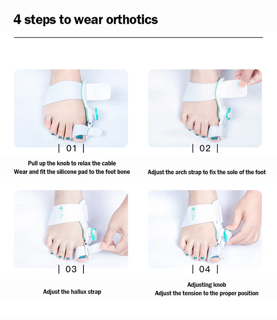 2026 Adjustable Foot Care Big Toe Straightener