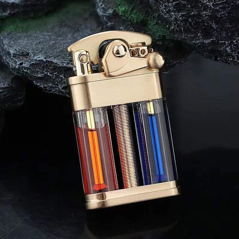 2026 Elegant Retro Slim Metal Lighter