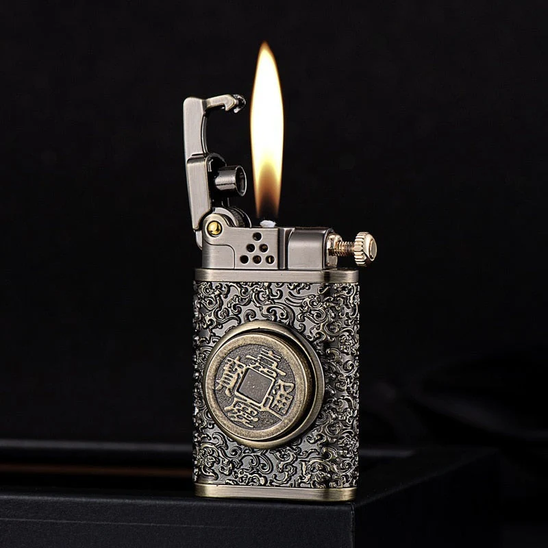 2026 Dragon Wings Brass Kerosene Lighter