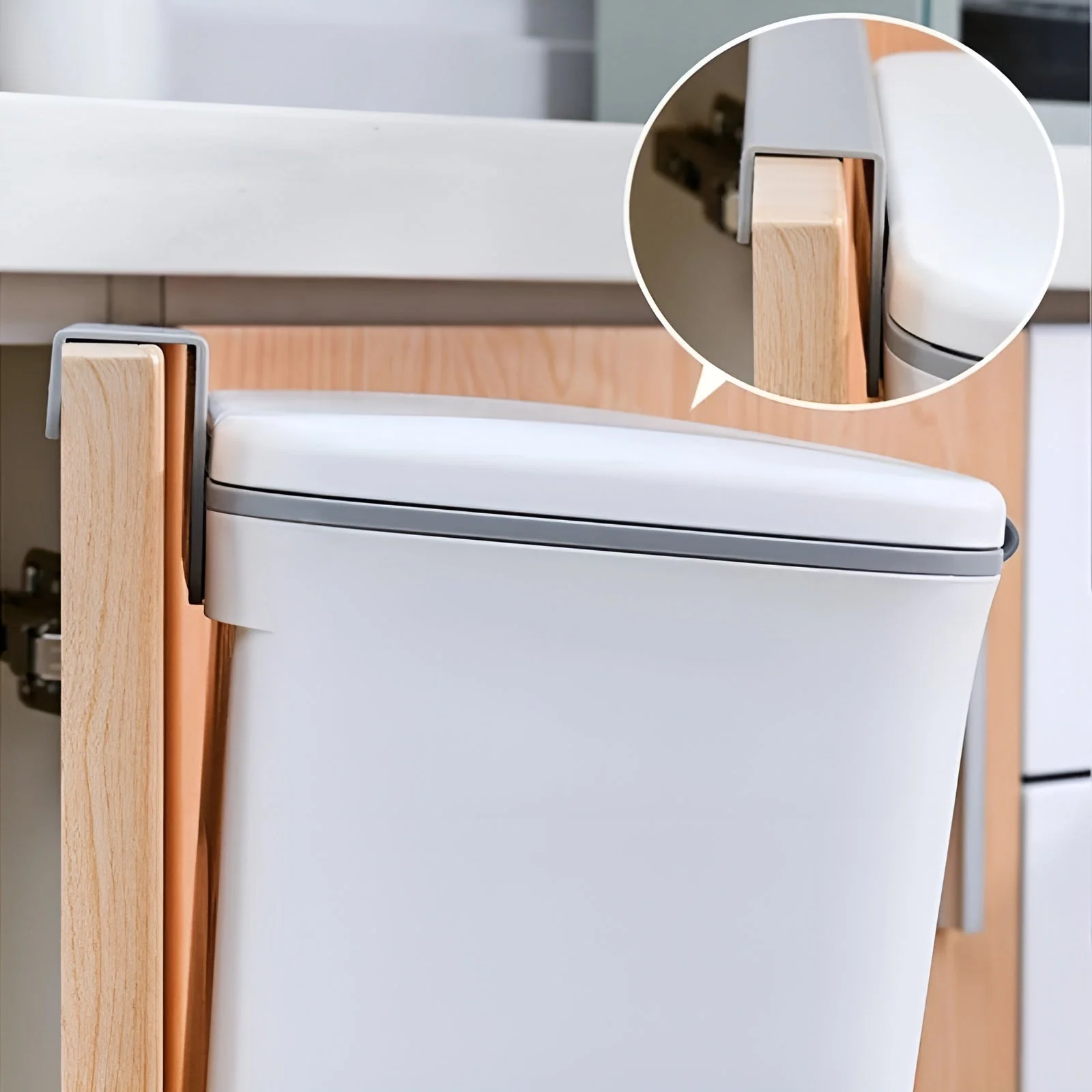 2026 Wall-Mounted Smart Lid Trash Can