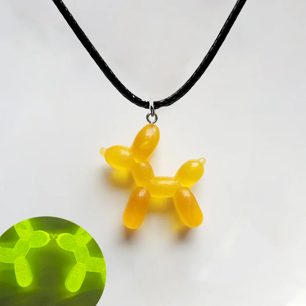 2026 Glowing Captured Spooky Ghost Bottle Necklace