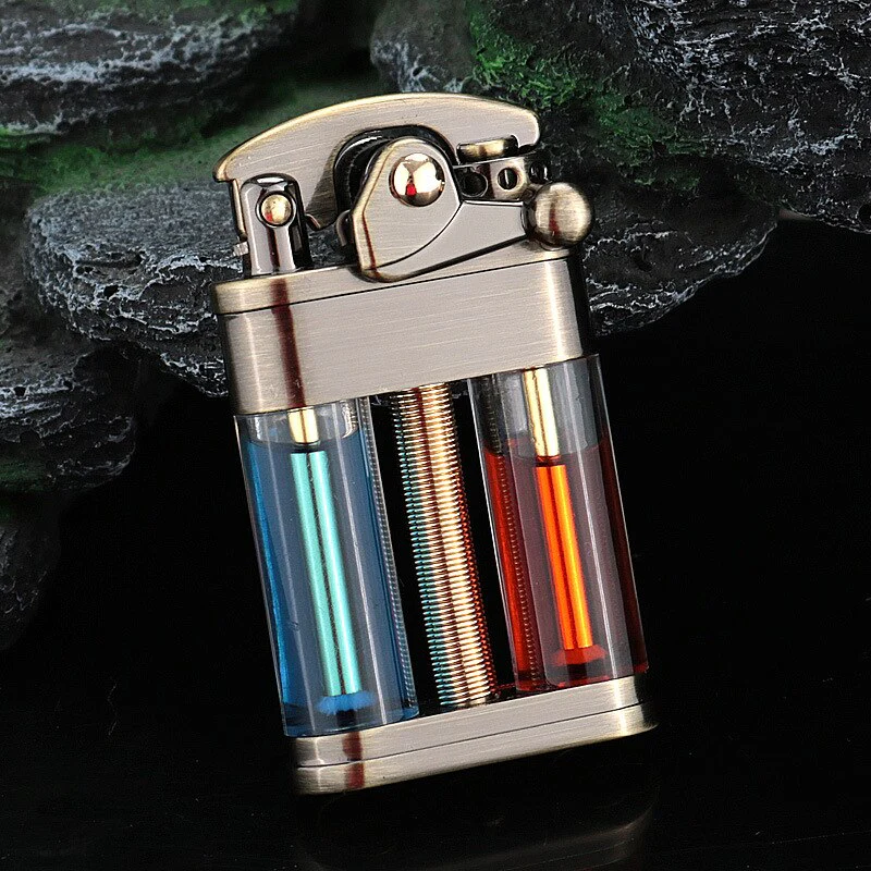 2026 Elegant Retro Slim Metal Lighter