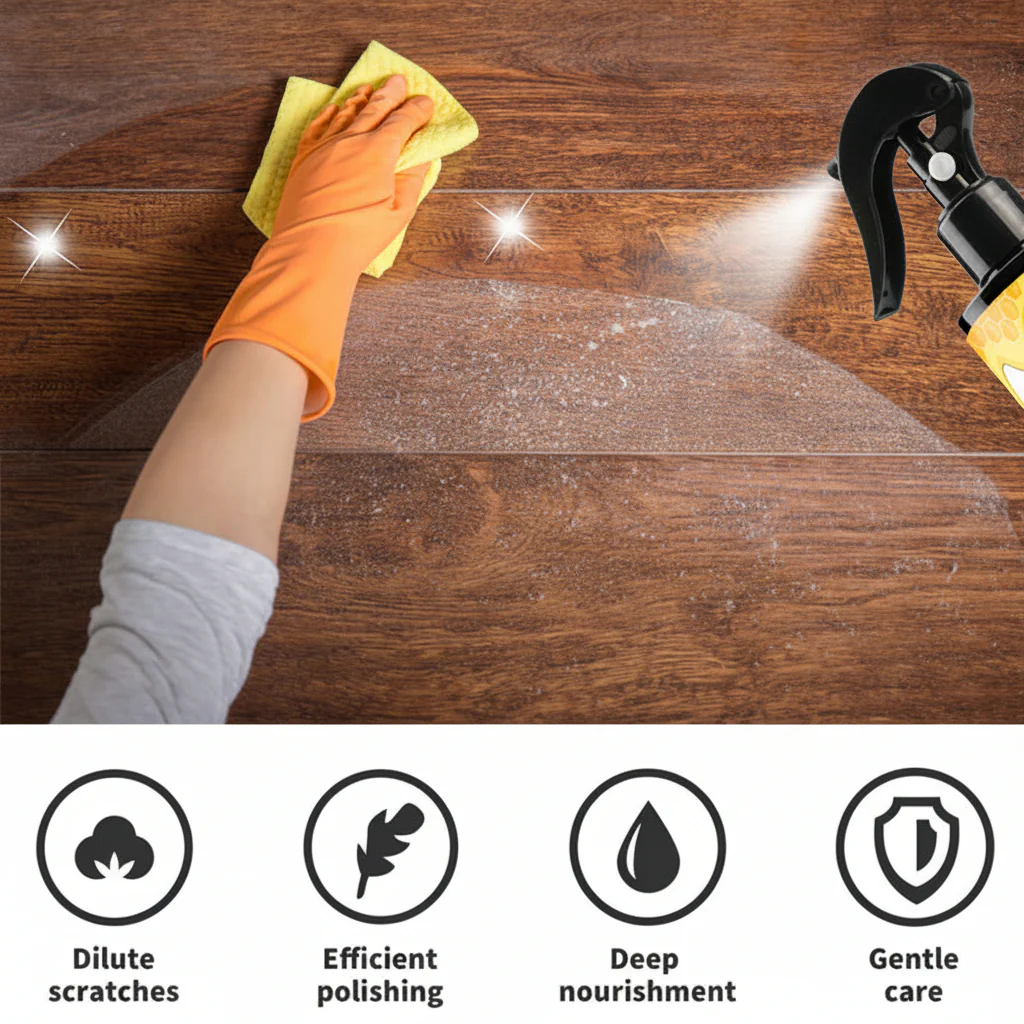 Wood Cleaner Beeswax Spray Natural Furniture Polish