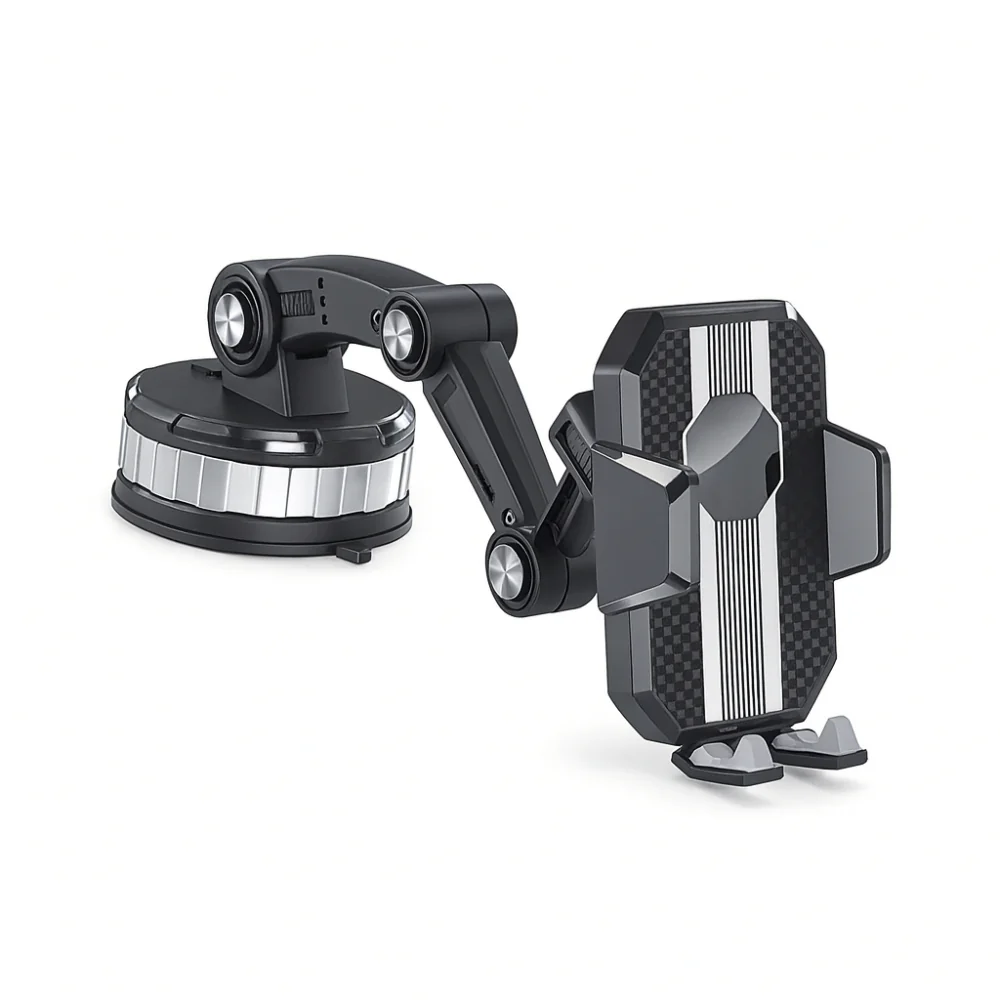 Phone Holder Car Suction Adjustable Mount Design