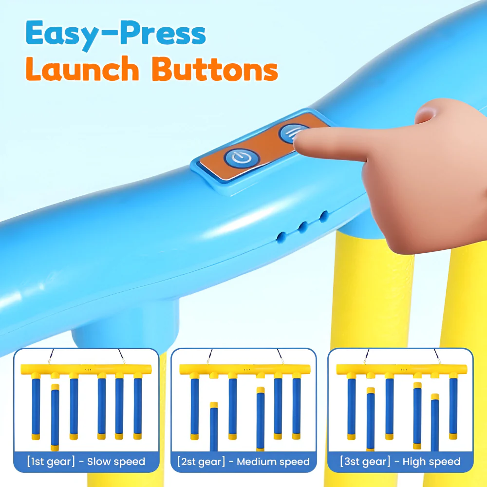 Kids Reflex Game Reaction Trainer Falling Stick Drop Challenge