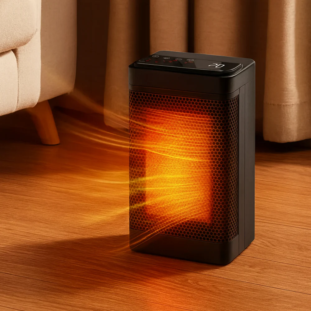 Space Heater Indoor Electric Thermostat Timer Oscillating