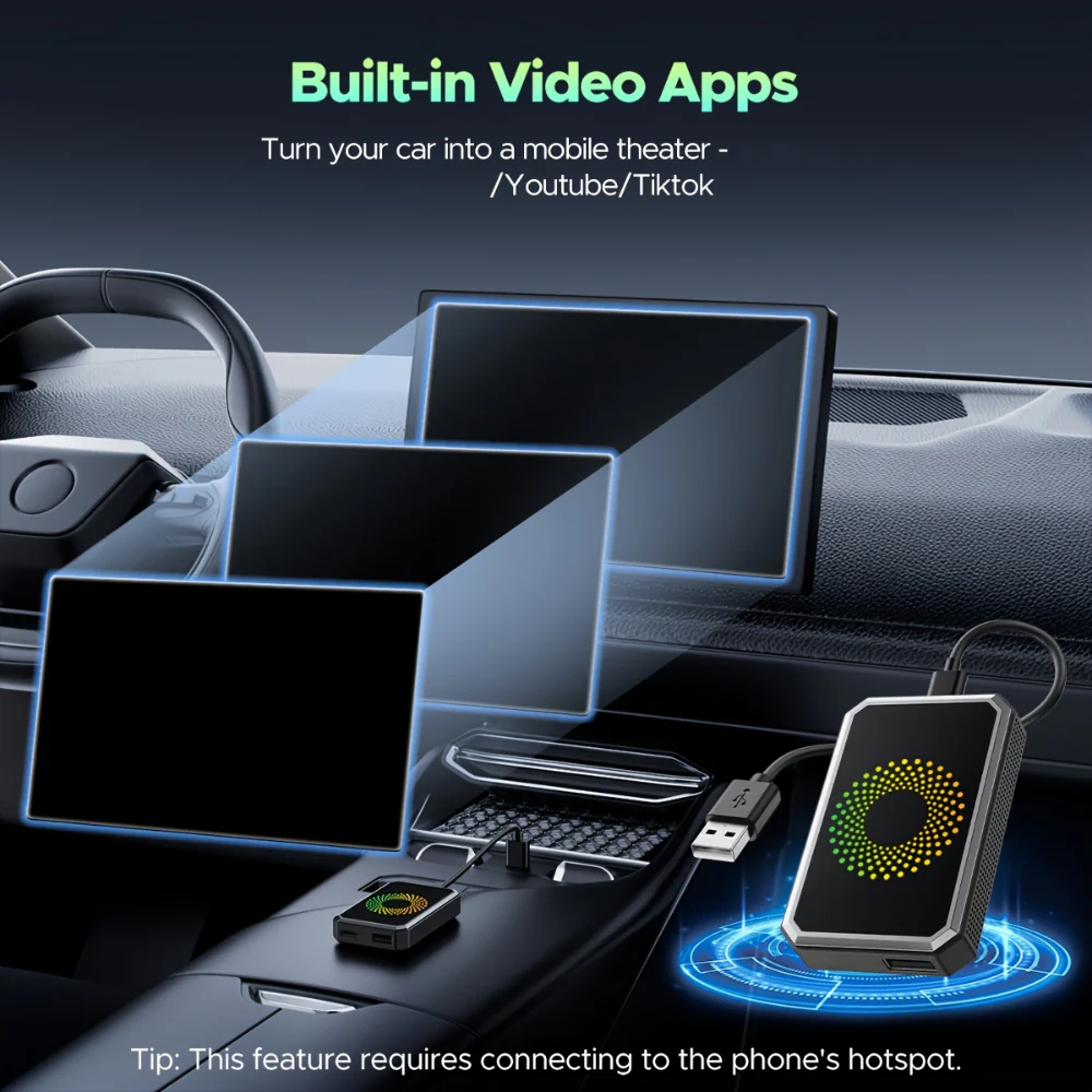 Car Adapter Wireless Media Streaming Auto Display Box