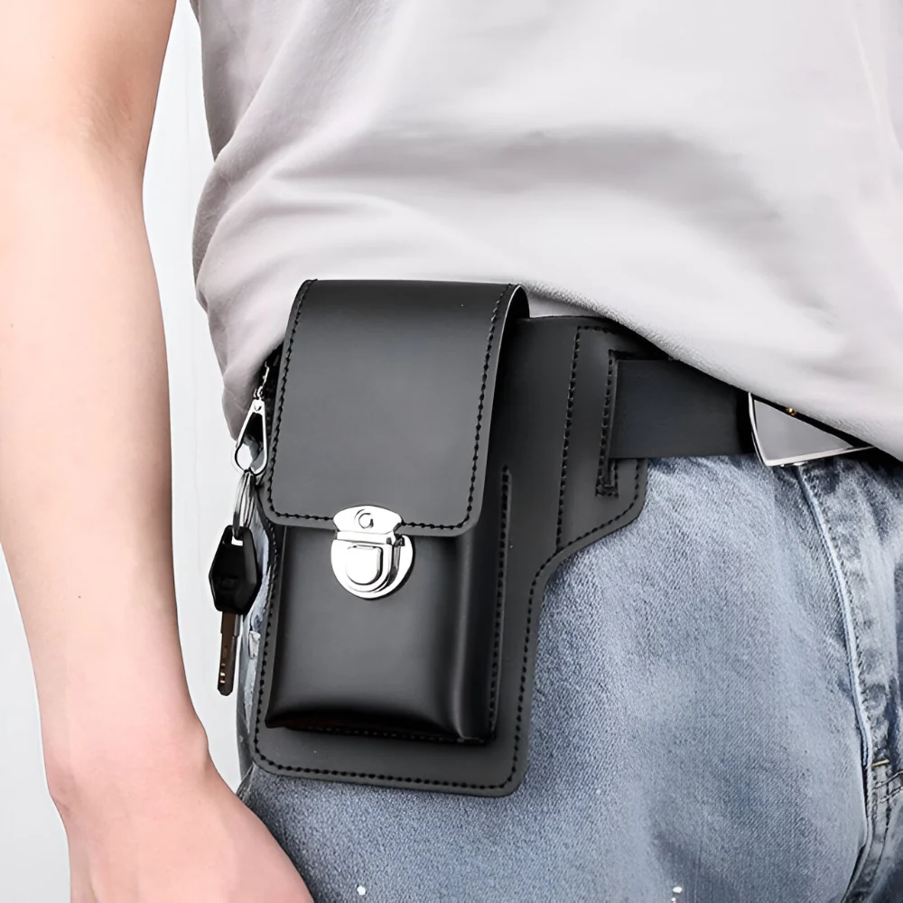 Cell Phone Holster Belt Pouch Waist Carry Case