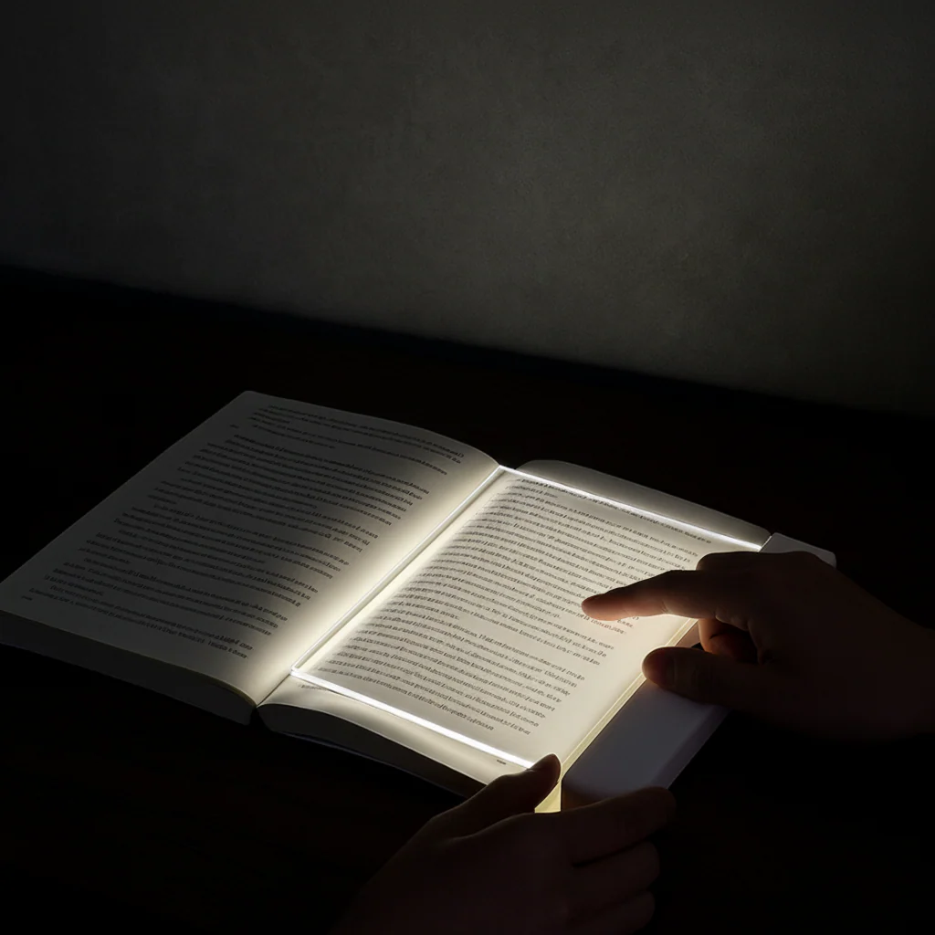 Book Light LED Reading Lamp Ultra Thin USB Rechargeable