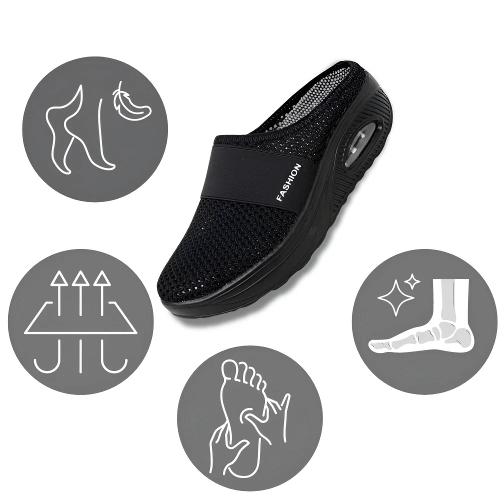 Women’s Shoes Slip Walking Mesh Cushion Sole