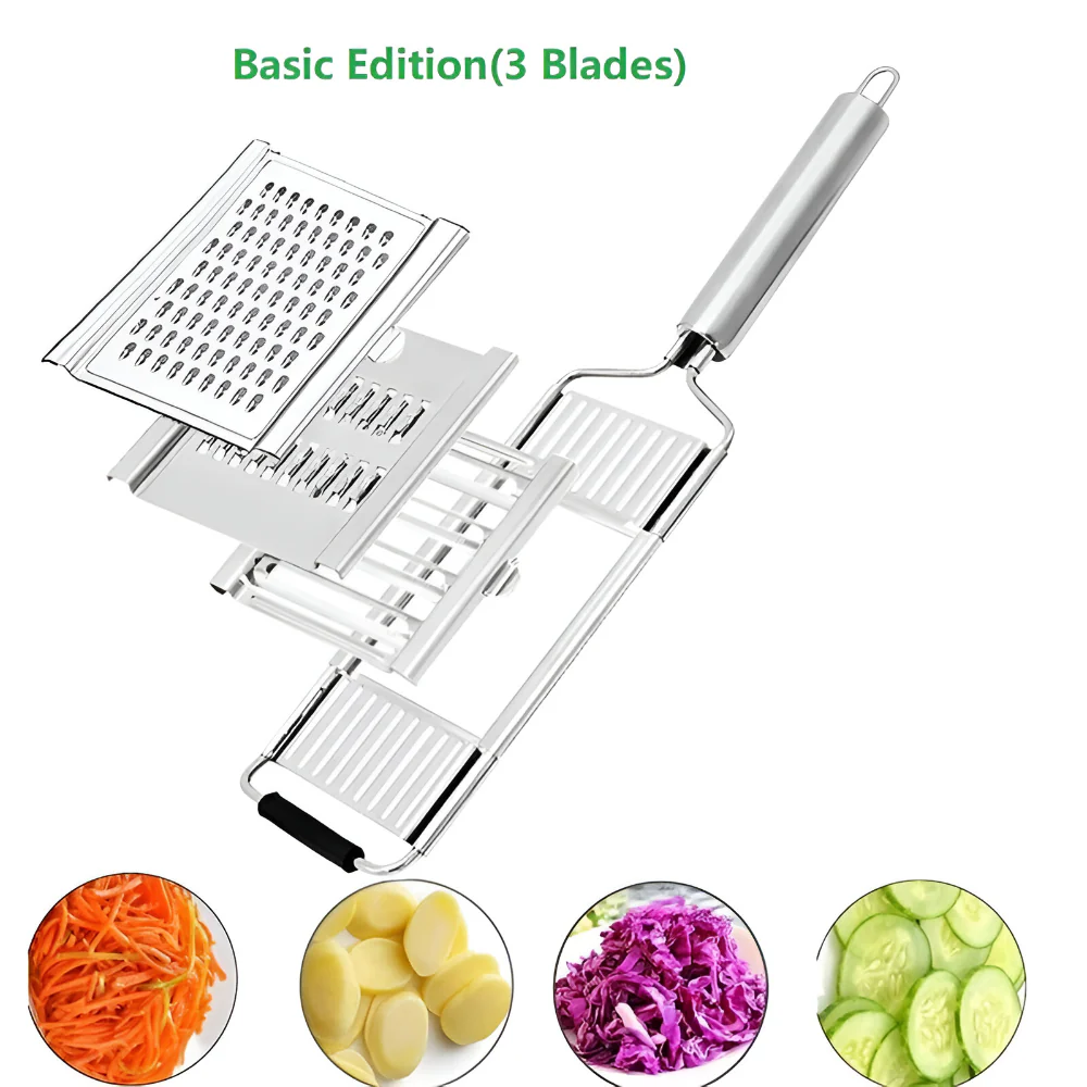 Kitchen Vegetable Slicer Stainless Steel Mandoline Cutter Set