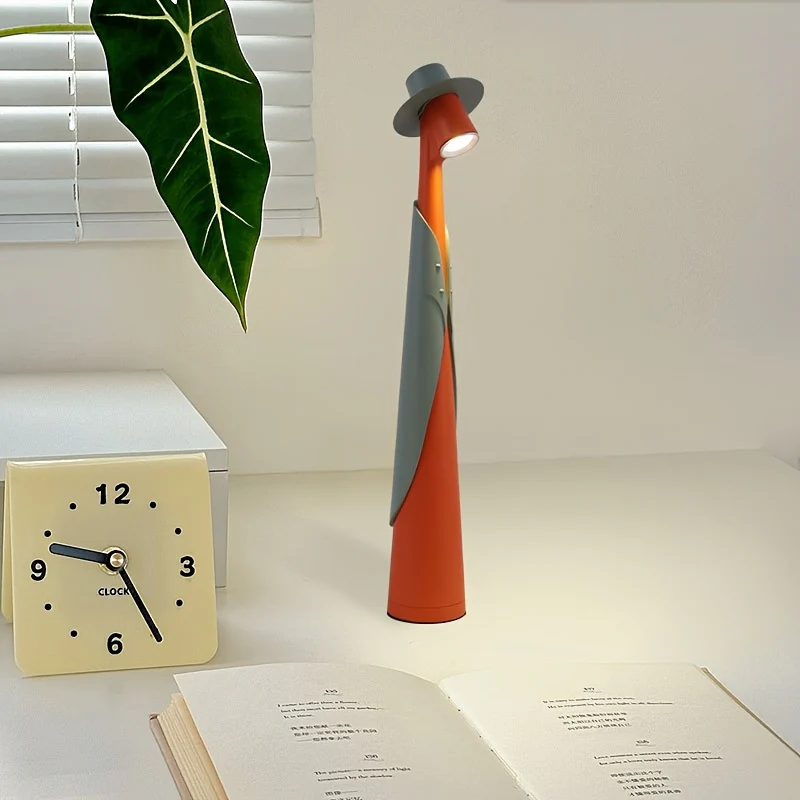 Modern Rechargeable LED Hat Lamp | Creative Touch Desk Light