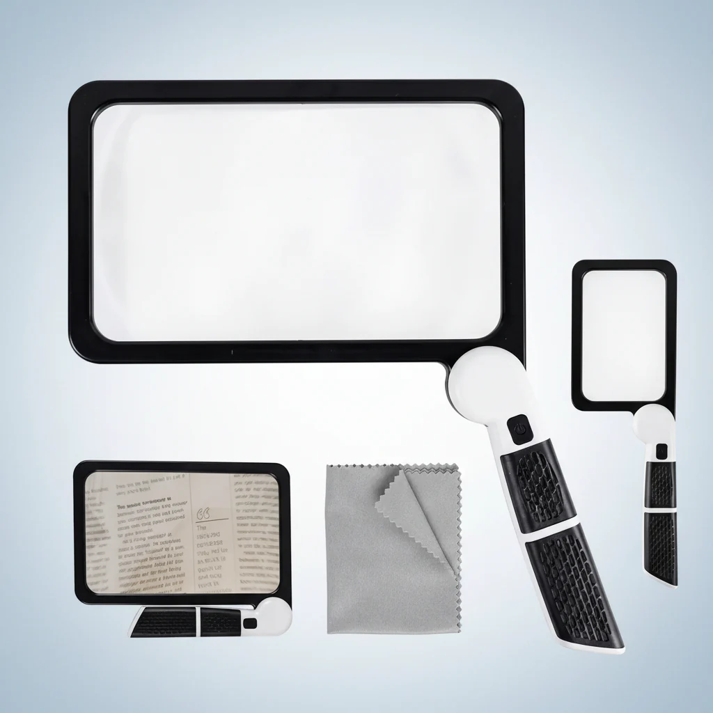 Magnifying Glass Full Page LED Lighted Reading Magnifier