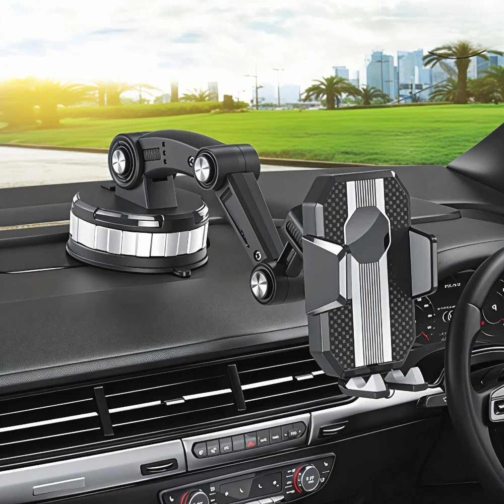 Phone Holder Car Suction Adjustable Mount Design
