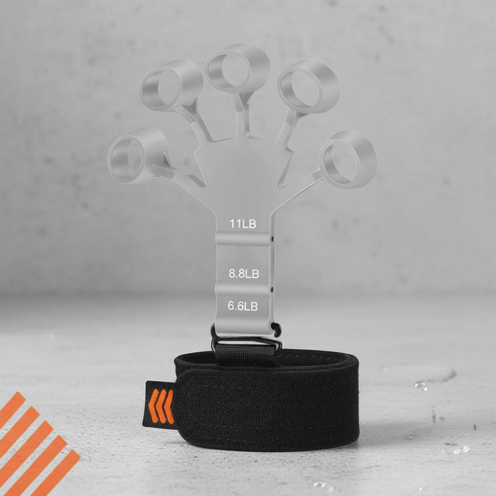 Finger Strengthener Adjustable Resistance Hand Grip Trainer