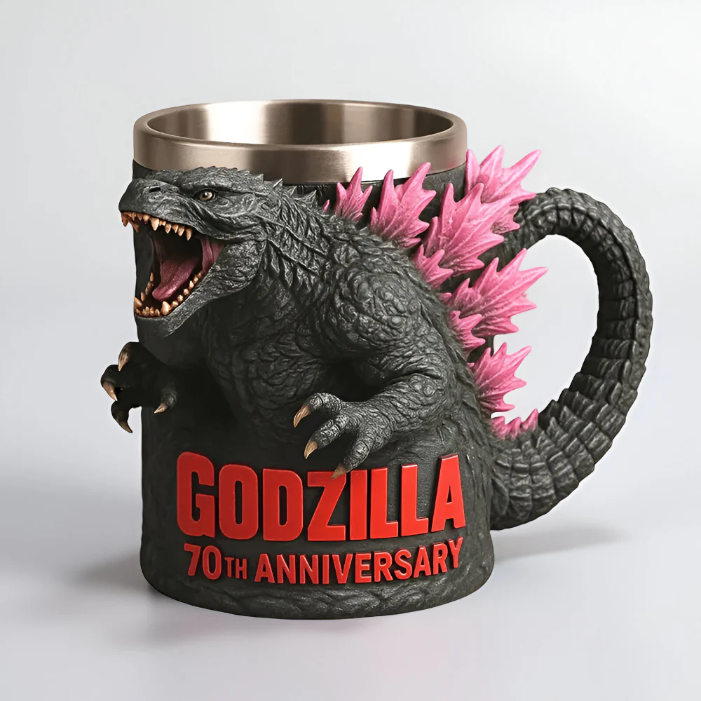 Coffee Mug Monster Figure 3D Sculpted Ceramic Drinkware