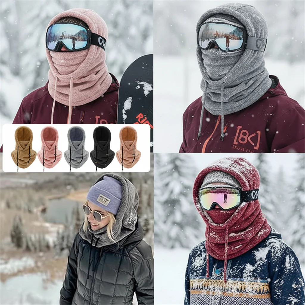 Ski Mask Fleece Balaclava Windproof Winter Face Cover