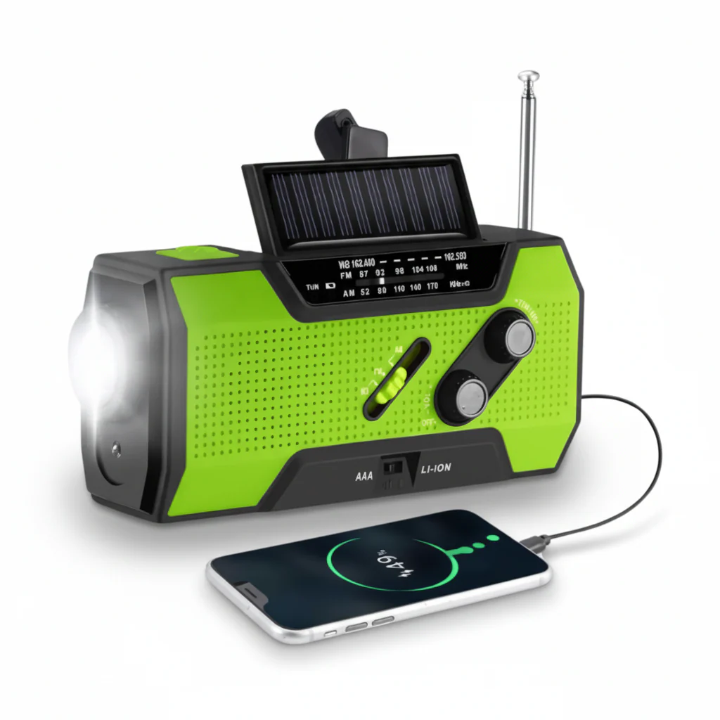 Emergency Radio Weather Radio Portable Solar Hand Crank Charger