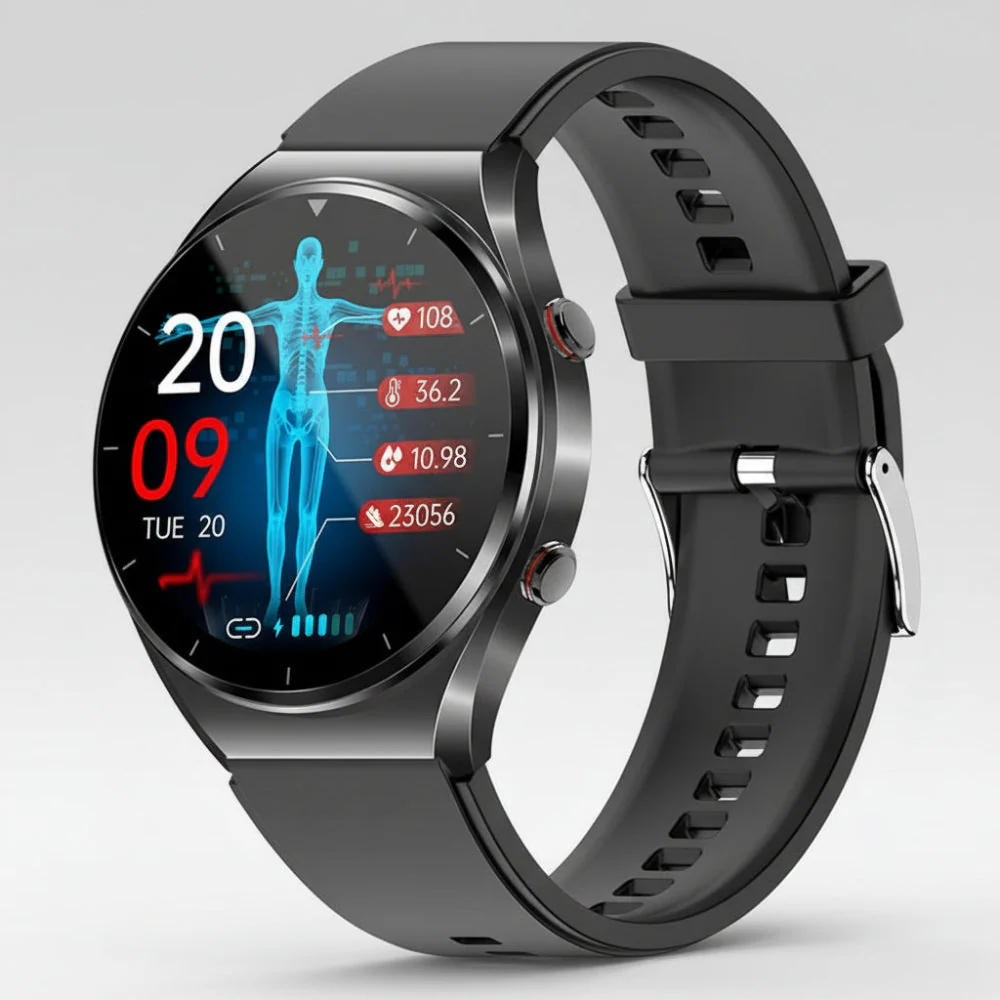 Smart Watch Fitness ECG Health Tracker Design