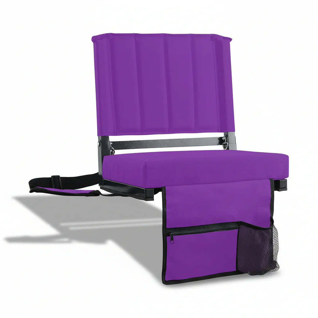 Stadium Seat Padded Folding Bleacher Chair Backrest