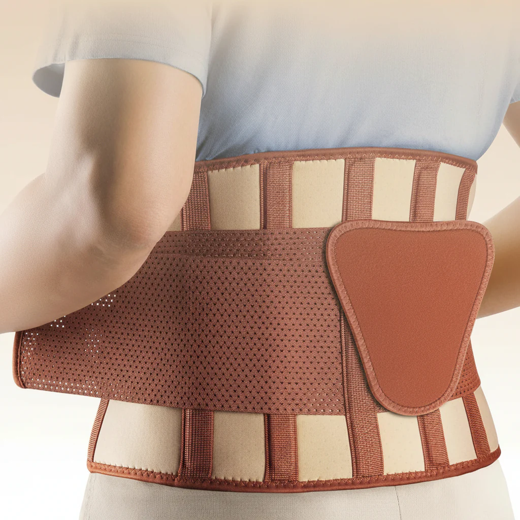 Back Brace Lumbar Support Neoprene Adjustable Pain Relief Belt