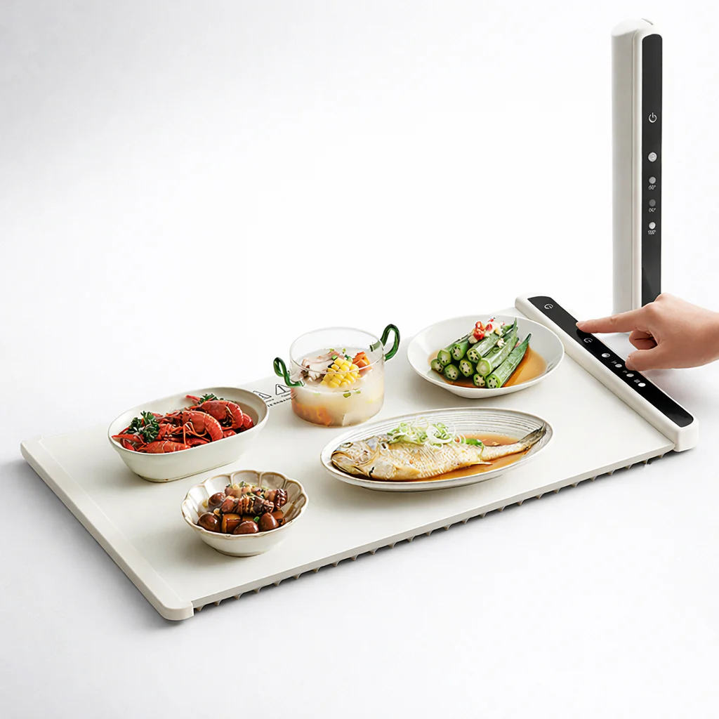 Food Warming Mat Electric Heat Resistant Tabletop Serving Warmer