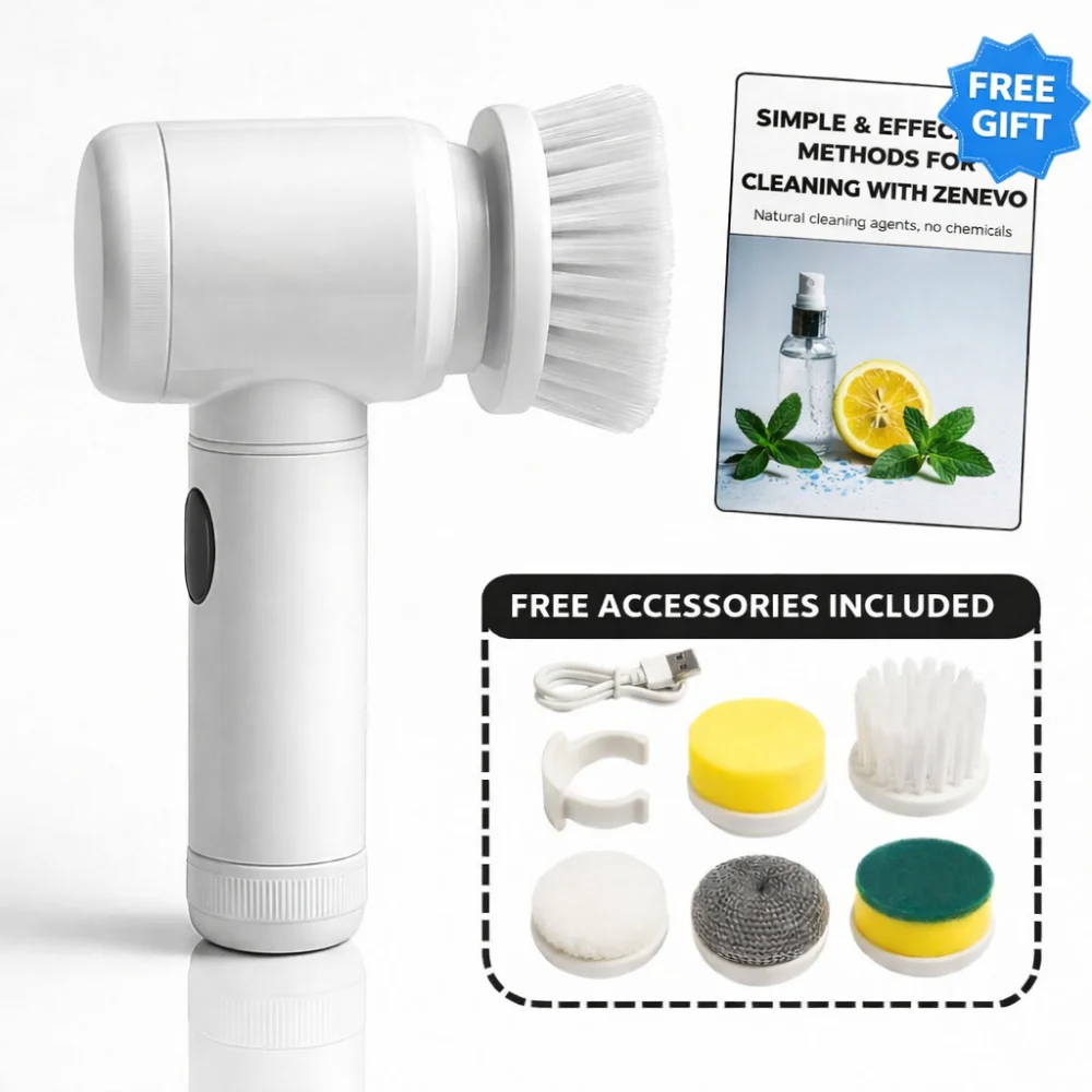 Electric Scrubber Rotary Cleaning Brush Household Tool
