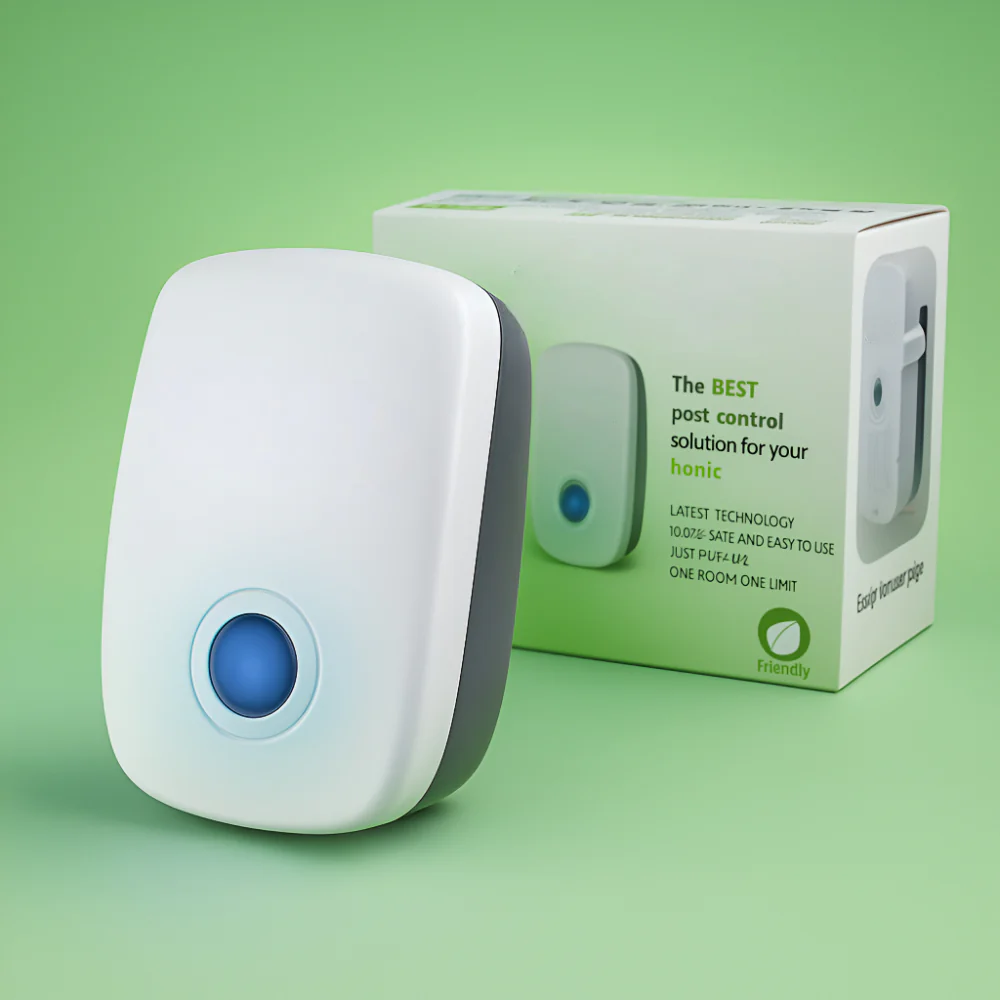 Pest Control Ultrasonic Indoor Plug Device Set