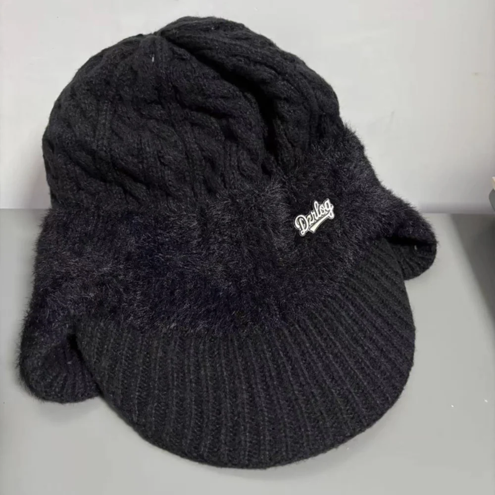 Winter Hat Trapper Ear Flap Knit Cap