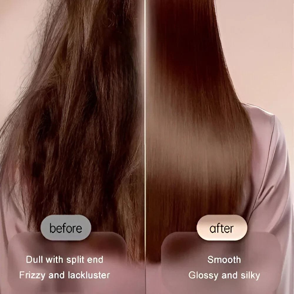 Hair Straightening Comb Heated Styling Brush Tool