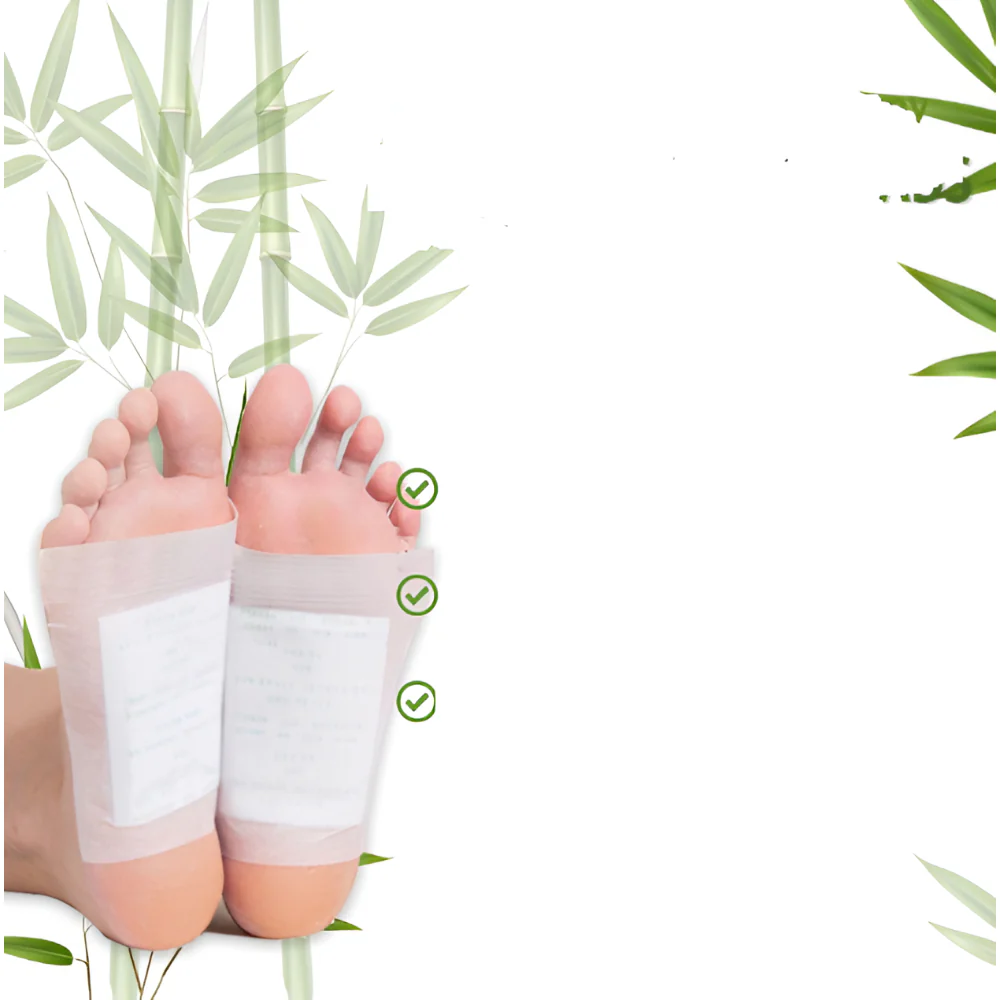 Foot Pads Bamboo Patch Set Adhesive Sole Care Sheets