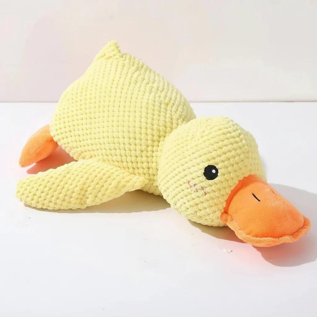 Calming Dog Toy Quacking Sound Chewing Play