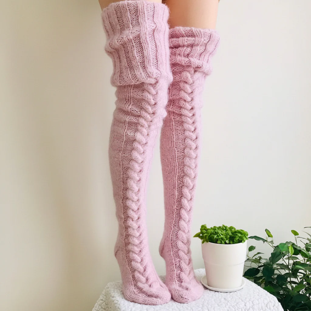 Knee High Socks Warm Winter Comfort Stockings