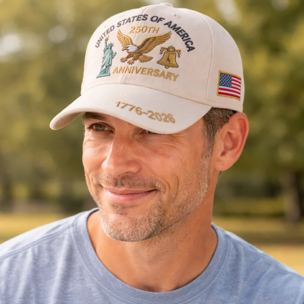 Men's Hat Veterans Baseball Cap Commemorative Patriotic Design