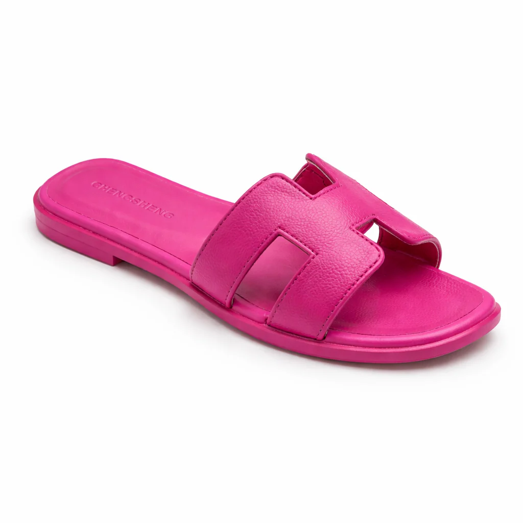 Sandals Slide Flat Summer Casual Open Toe Footwear